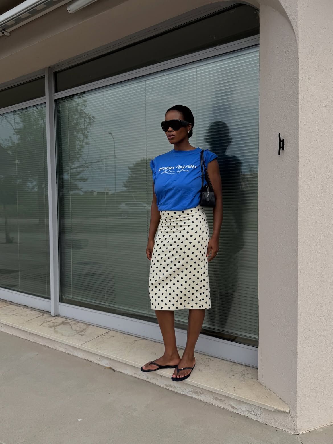 @nlmarilyn wears shield sunglasses