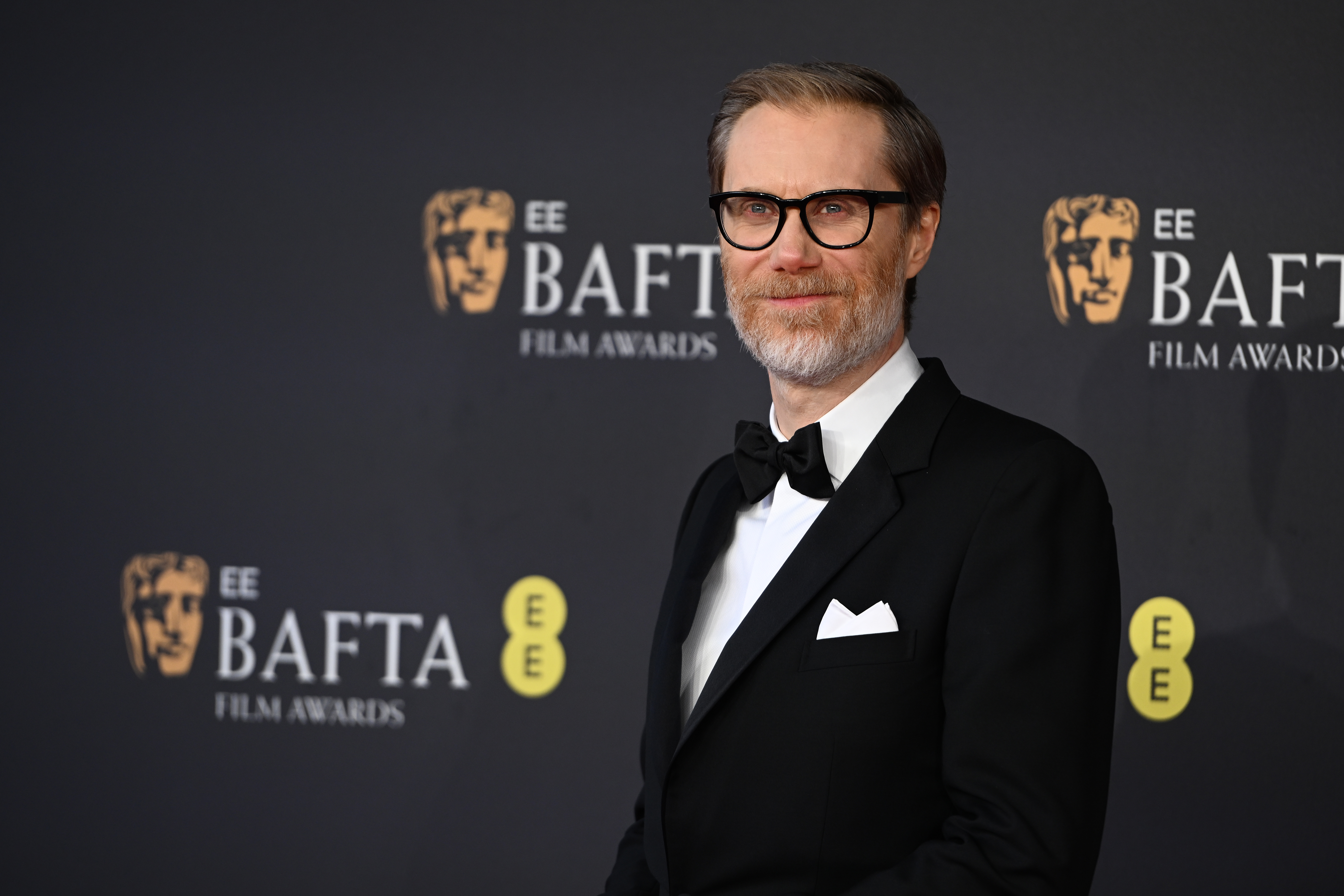 Stephen Merchant attends the EE BAFTA Film Awards 2025 at The Royal Festival Hall on February 16, 2025 in London