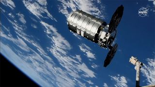 The Cygnus capsule departed the International Space Station on Feb. 8, 2019.