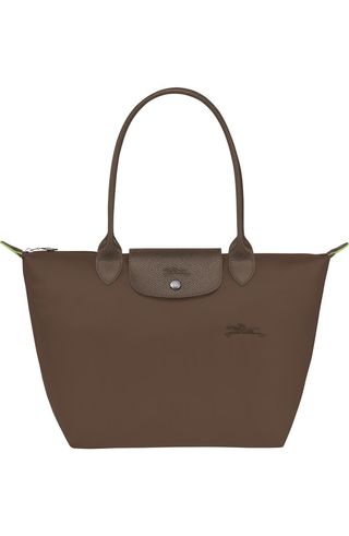 Medium Le Pliage Green Recycled Canvas Tote