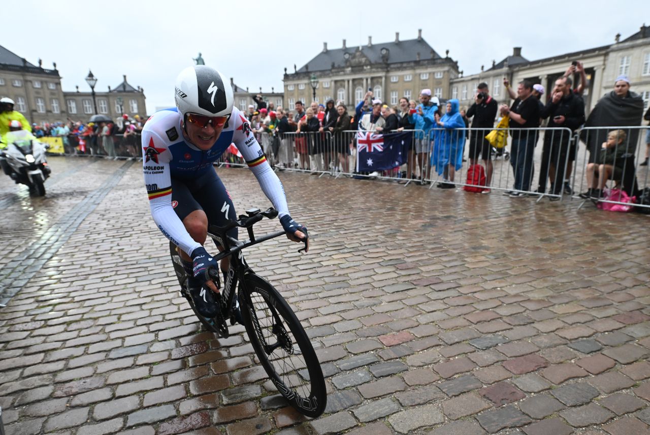 Yves Lampaert in action at Tour de France