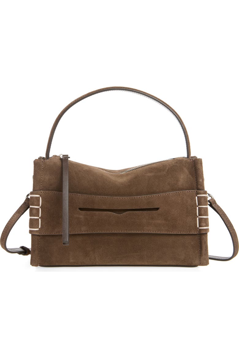 Small Loafer Suede Crossbody Bag