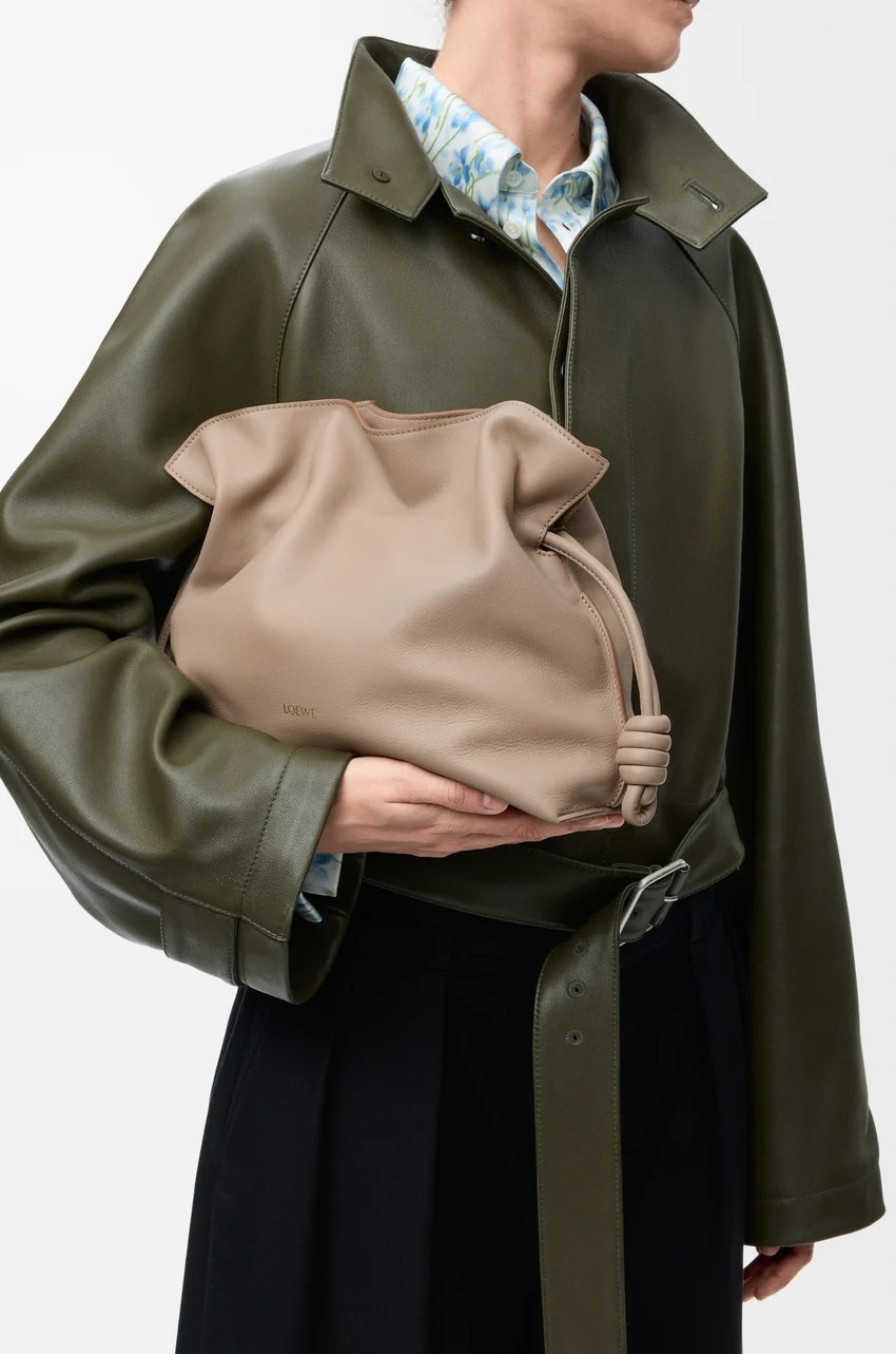Loewe, Medium Flamenco Clutch in Nappa Calfskin