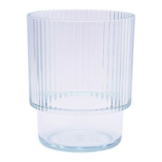 Better Homes & Gardens 14-Ounce Tritan Short Ribbed Tumbler, Clear