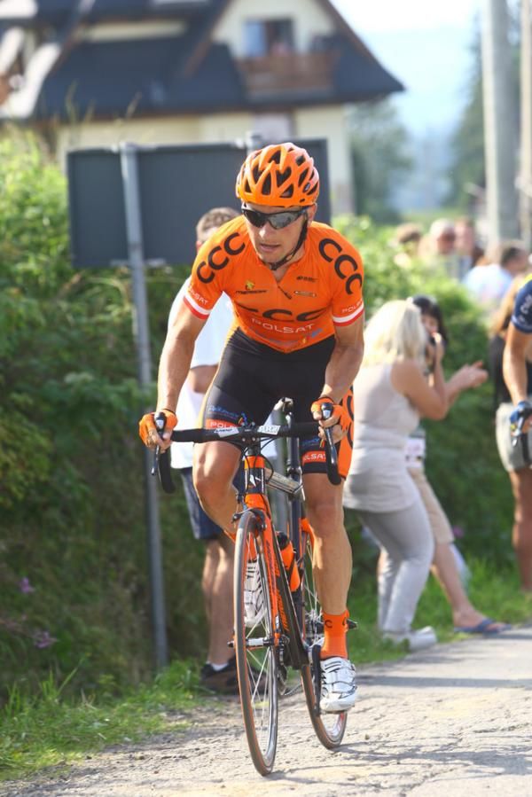 Jacek Morajko (CCC Polsat Polkowice) on the attack