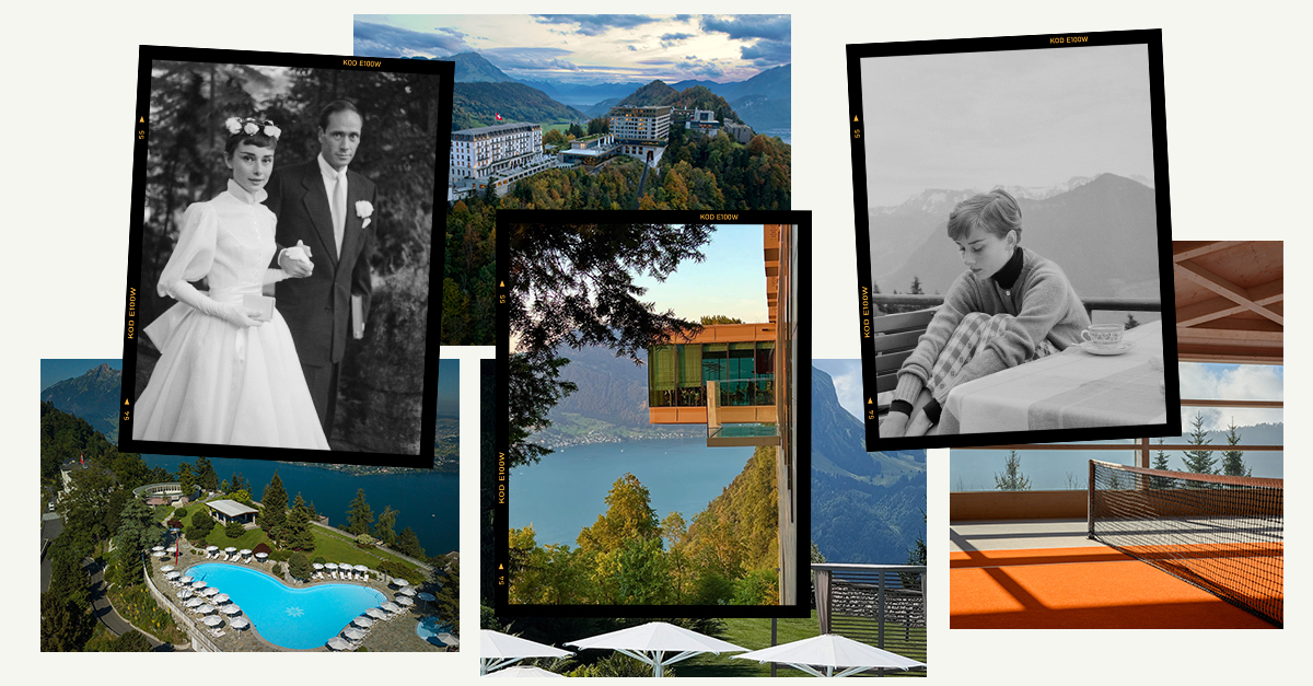 Audrey Hepburn Got Married at This Iconic Swiss Hotel—71 Years Later, It's Chicer Than Ever