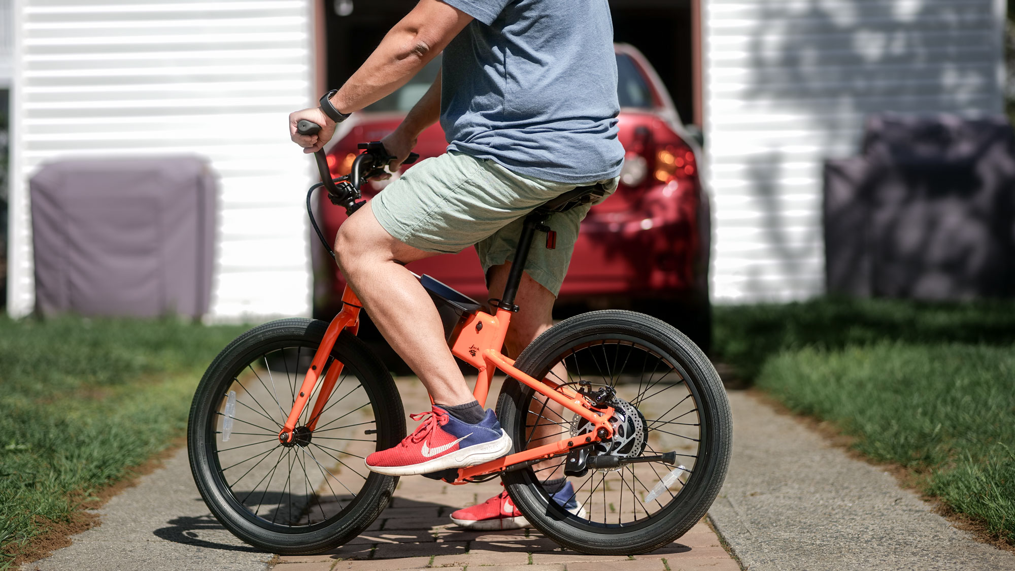 JackRabbit OG2 Pro rider sitting on seat/
