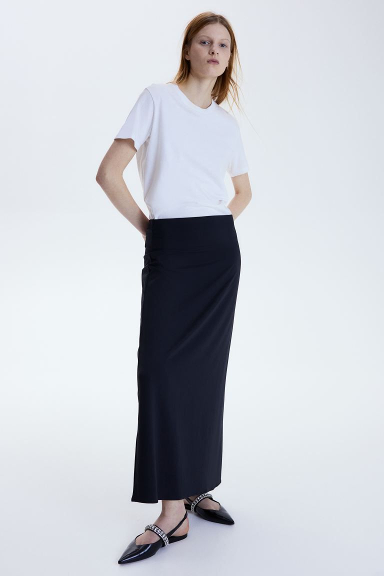 Long Jersey Skirt