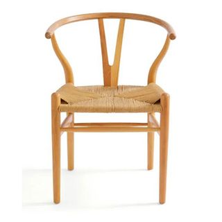 Dunelm oak wishbone chair