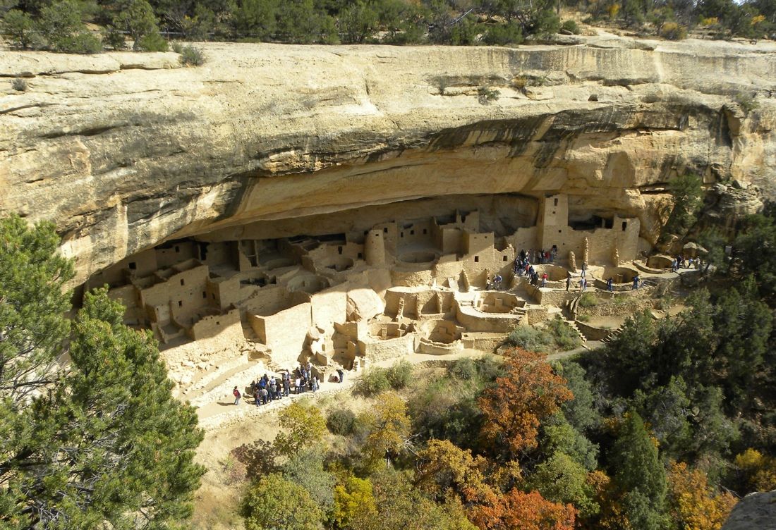 Far View refers to the group of archaeological structures located on the northern part of the park&#039;s Chapin Mesa ridge, where Mummy Lake is also situated. Shown here, one of the last structures built on Chapin Mesa.