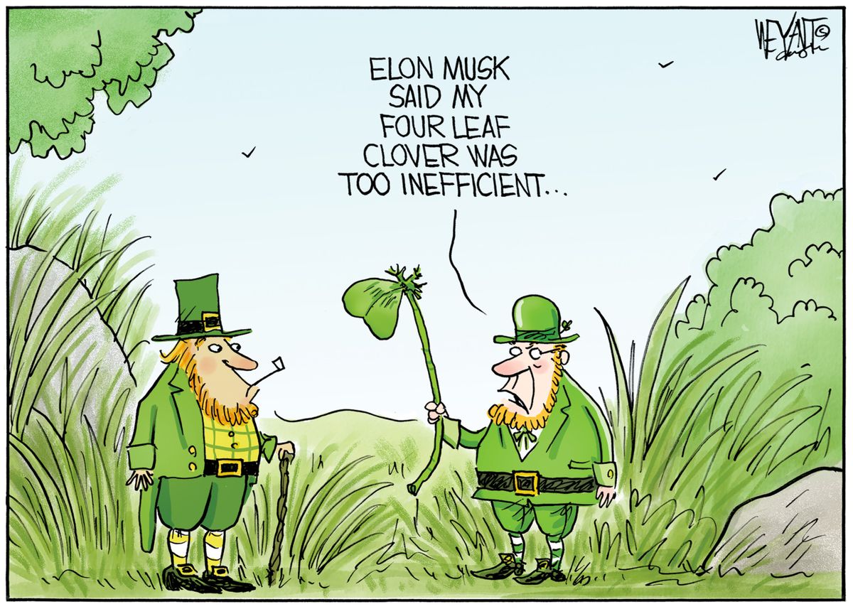 Today's political cartoons - March 17, 2025