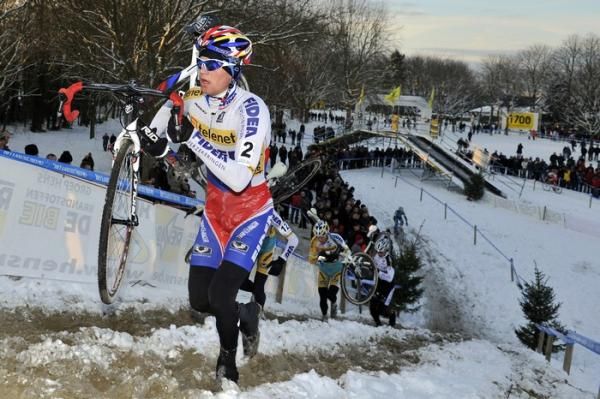 Czech champion Zdenek Stybar (Telenet - Fidea Cycling Team) finished third at Scheldecross.