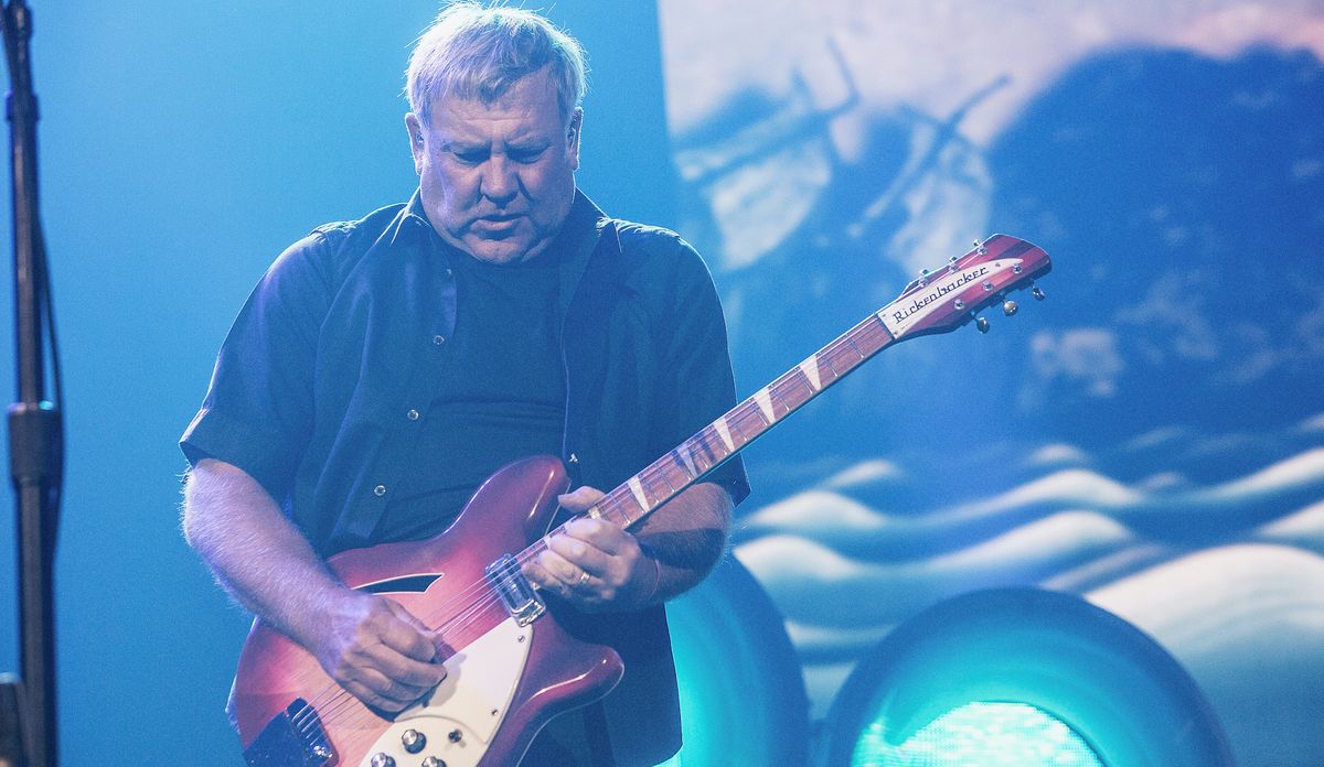 Alex Lifeson performs with Rush at the KeyArena on July 19, 2015 in Seattle, Washington