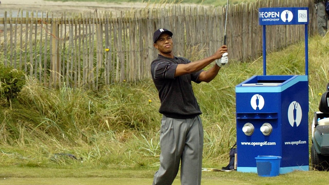 Tiger Woods at Troon