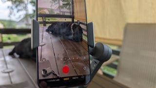 DJI Osmo Mobile 8 with an iPhone
