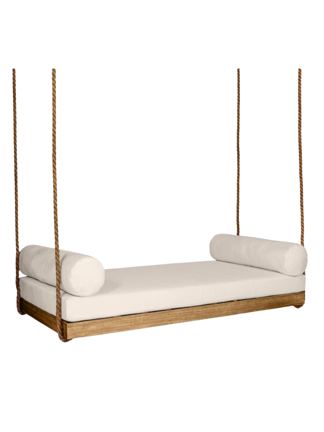 an outdoor porch swing