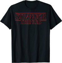 Stranger Things Outline Logo T-Shirt: $22 @ Amazon