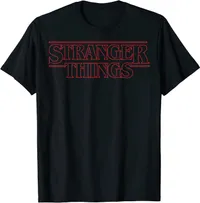 Stranger Things Outline Logo T-Shirt: $22 @ Amazon