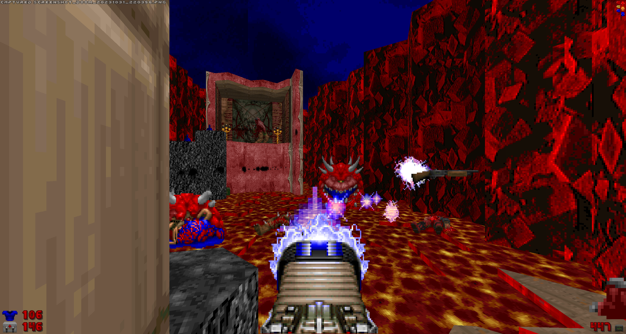 SIGIL II, Doom's sixth campaign episode, running on a modern PC gaming rig