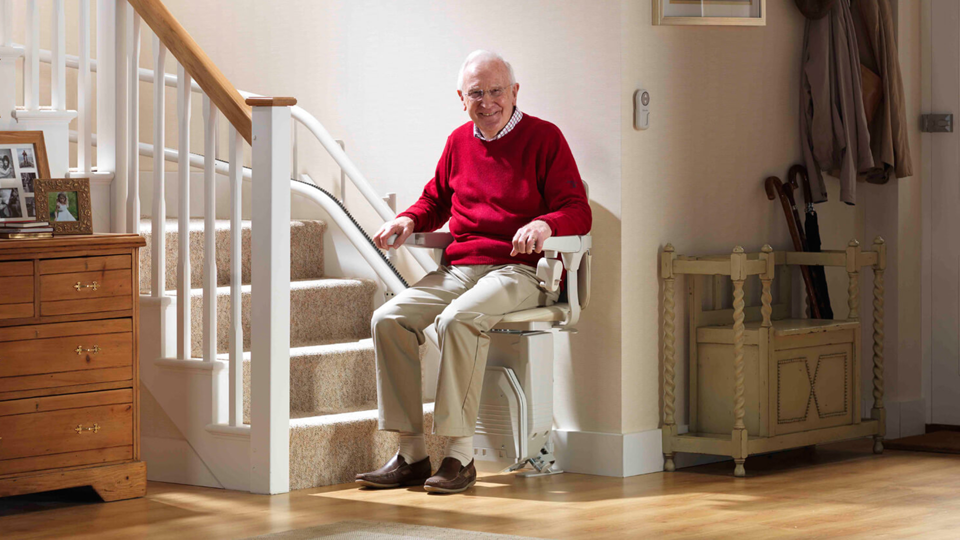 seated stair lift