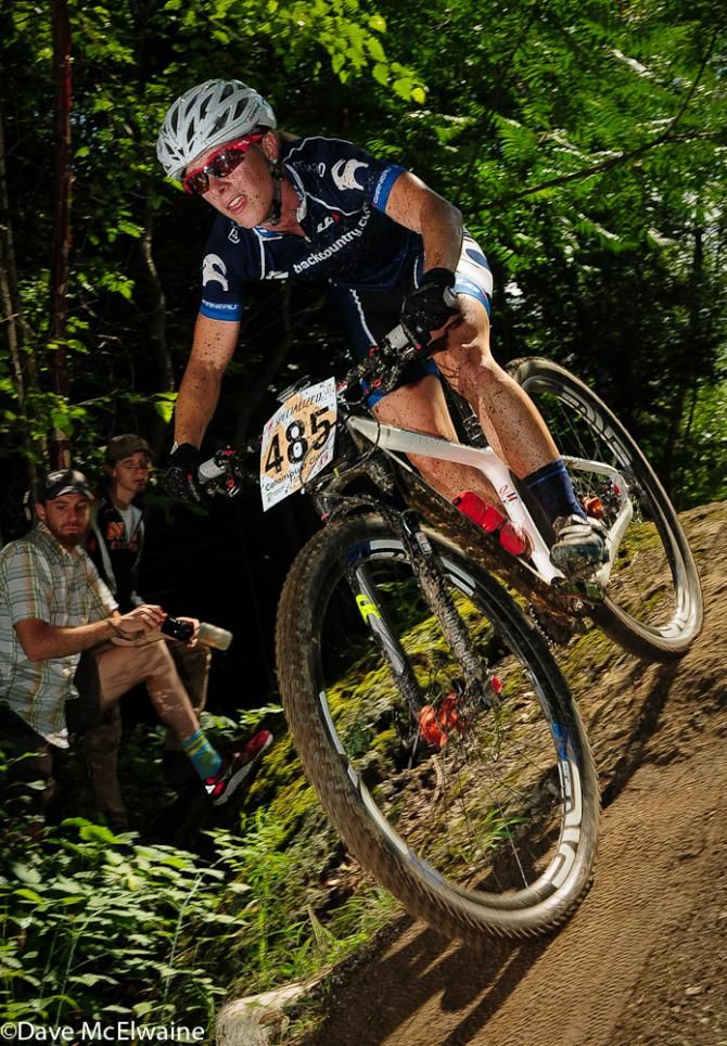 Chloe Woodruff (Backcountry.com) was part of the lead group of five late in the race