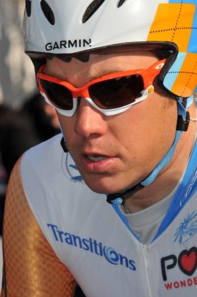 Tom Danielson (Garmin-Transitions) at the start