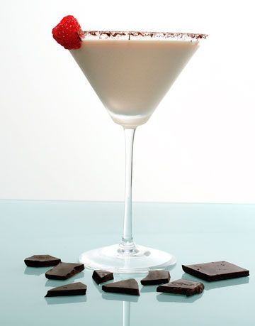 Raspberry Chocolate Cheesecake Martini