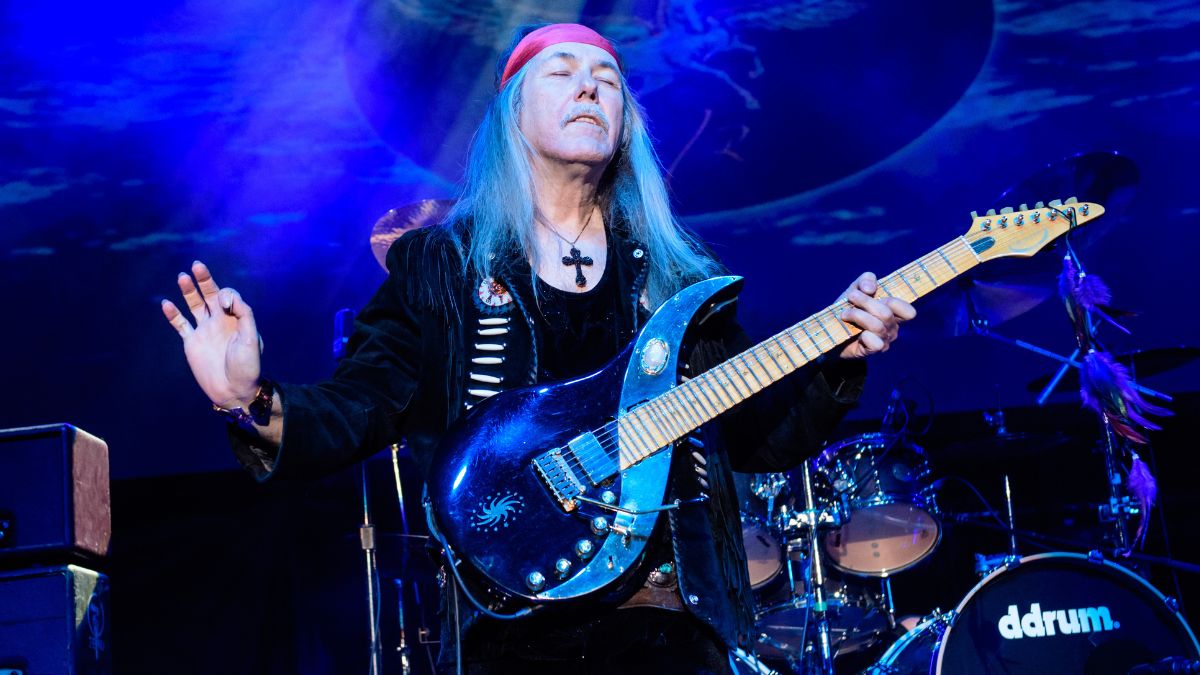 Guitarist Uli Jon Roth performs live on stage during a concert at Tempodrom on March 29, 2018 in Berlin, Germany