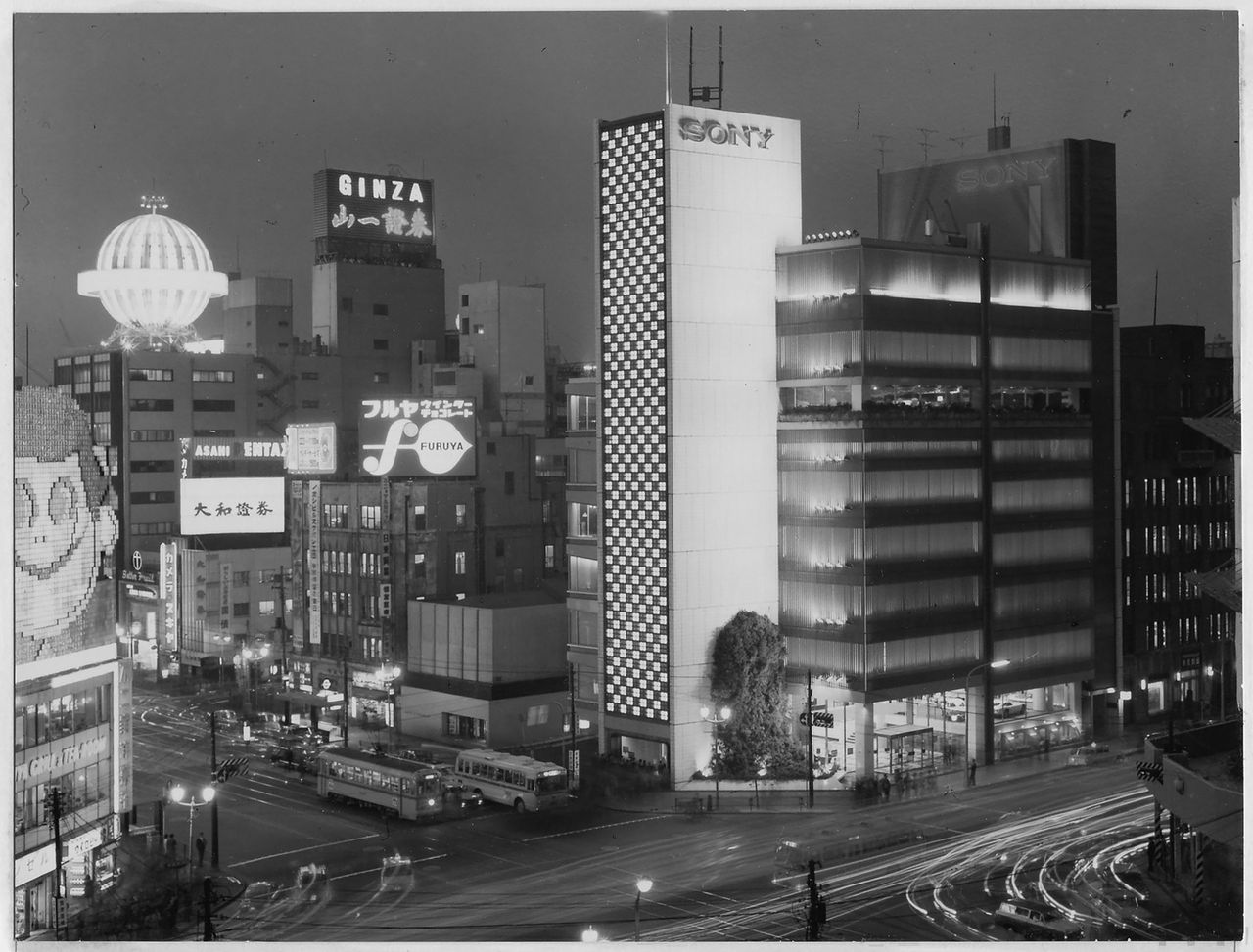 SONY Building, Yoshinobu Ashihara, Tokyo, 1966 - 2017
