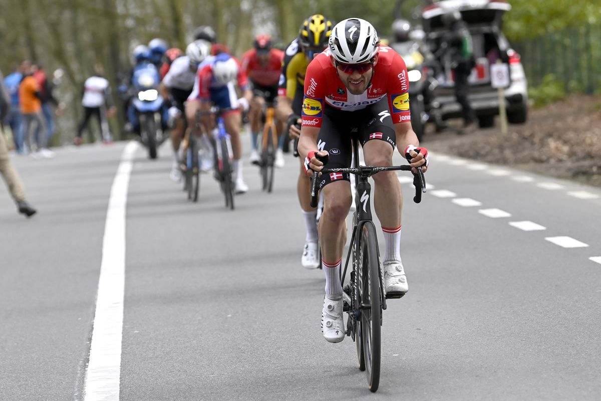 Ronde van Vlaanderen 2021 - Tour of Flanders - 105th Edition - Antwerp - Oudenaarde 263,7 km - 04/04/2021 - Kasper Asgreen (DEN - Deceuninck - Quick-Step) - photo Nico Vereecken/PN/BettiniPhoto&Acirc;&copy;2021