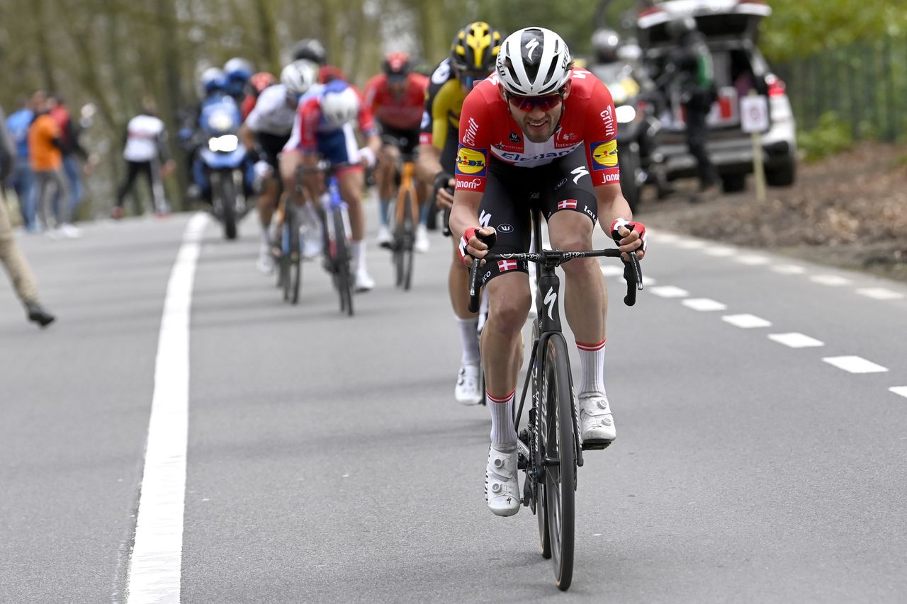 Ronde van Vlaanderen 2021 - Tour of Flanders - 105th Edition - Antwerp - Oudenaarde 263,7 km - 04/04/2021 - Kasper Asgreen (DEN - Deceuninck - Quick-Step) - photo Nico Vereecken/PN/BettiniPhoto&Acirc;&copy;2021