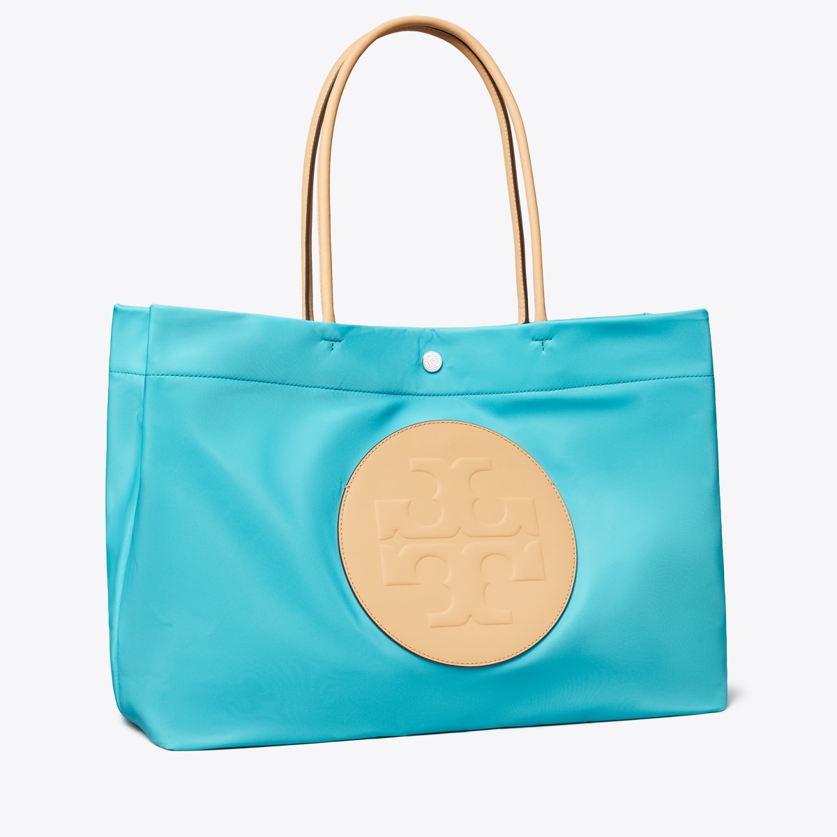Ella Twist Reversible Tote in Blue, Size Os
