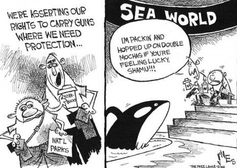 Gun rights at Sea World