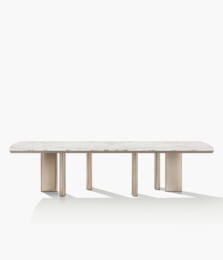 Milan Design Week Poliform Adrien dining table in marble