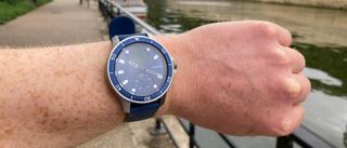 Withings ScanWatch Horizon being tested outdoors