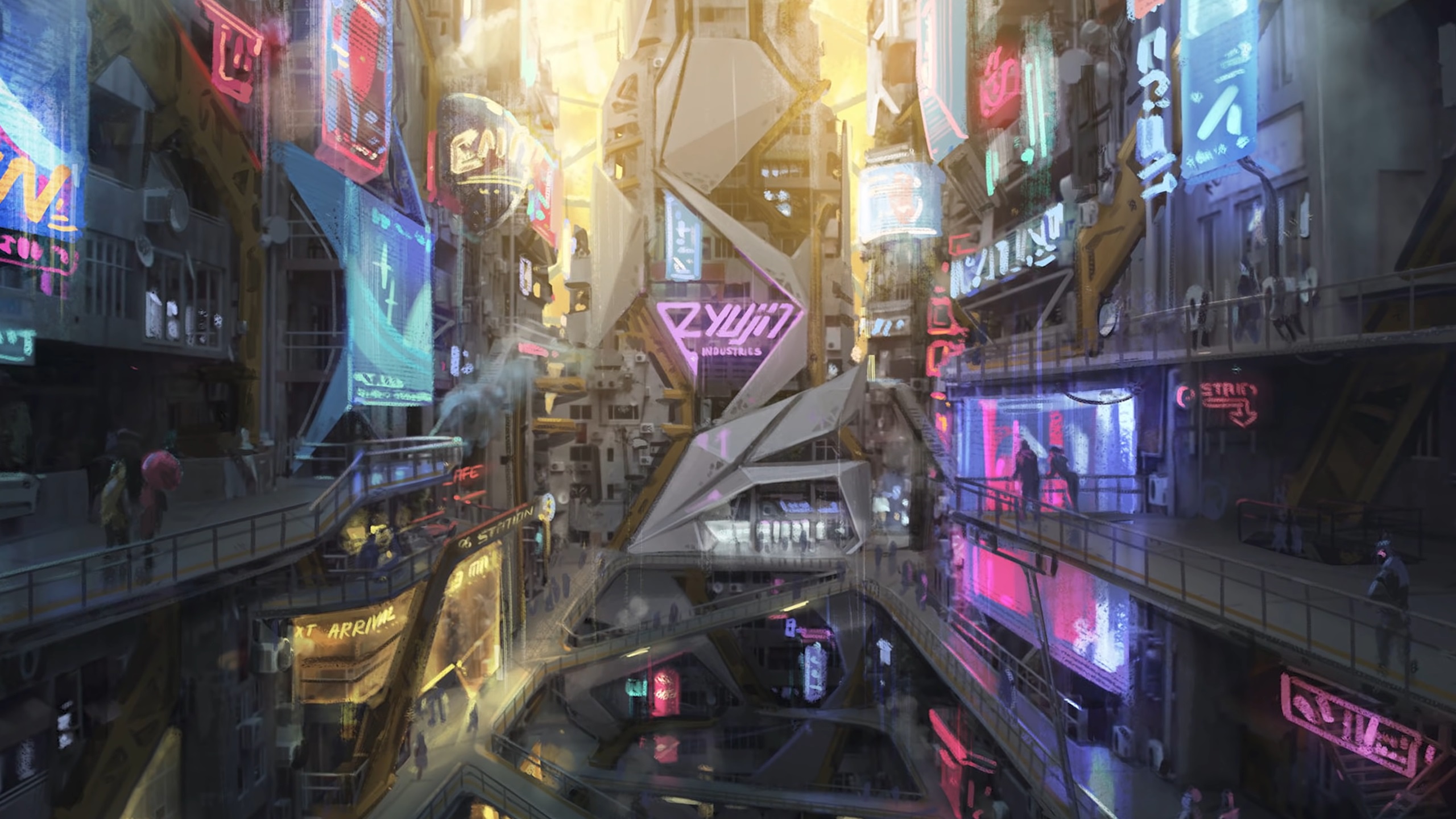 Starfield factions - Ryuijin Industries city