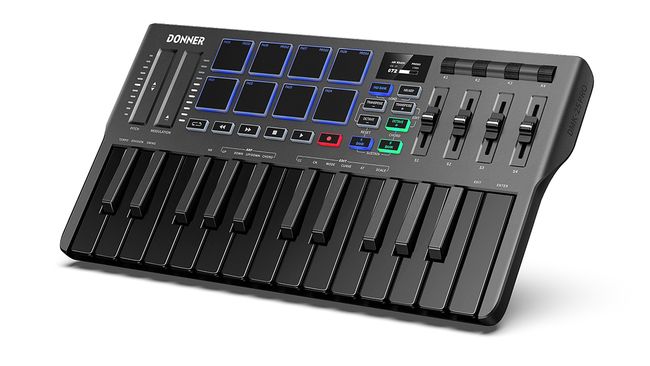 Donner drops the DMK-25 Pro, a portable MIDI keyboard that promises “a ...