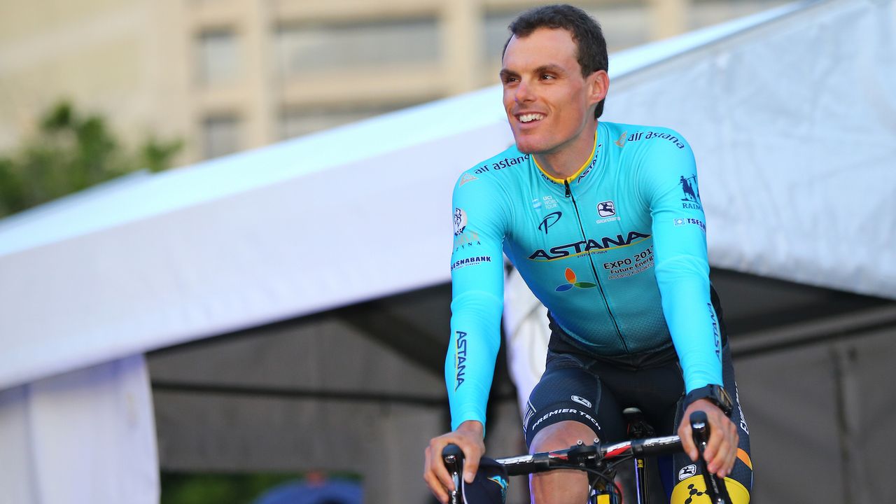 Luis Leon Sanchez in Astana's 2017 jersey