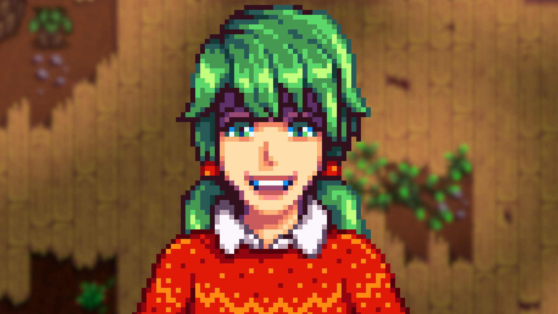 A Stardew Valley character