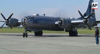 World War II airmen fly again in last operational B-29 bomber