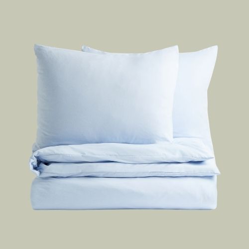 H&amp;amp;M, Double/King Duvet Cover Set, Light Blue