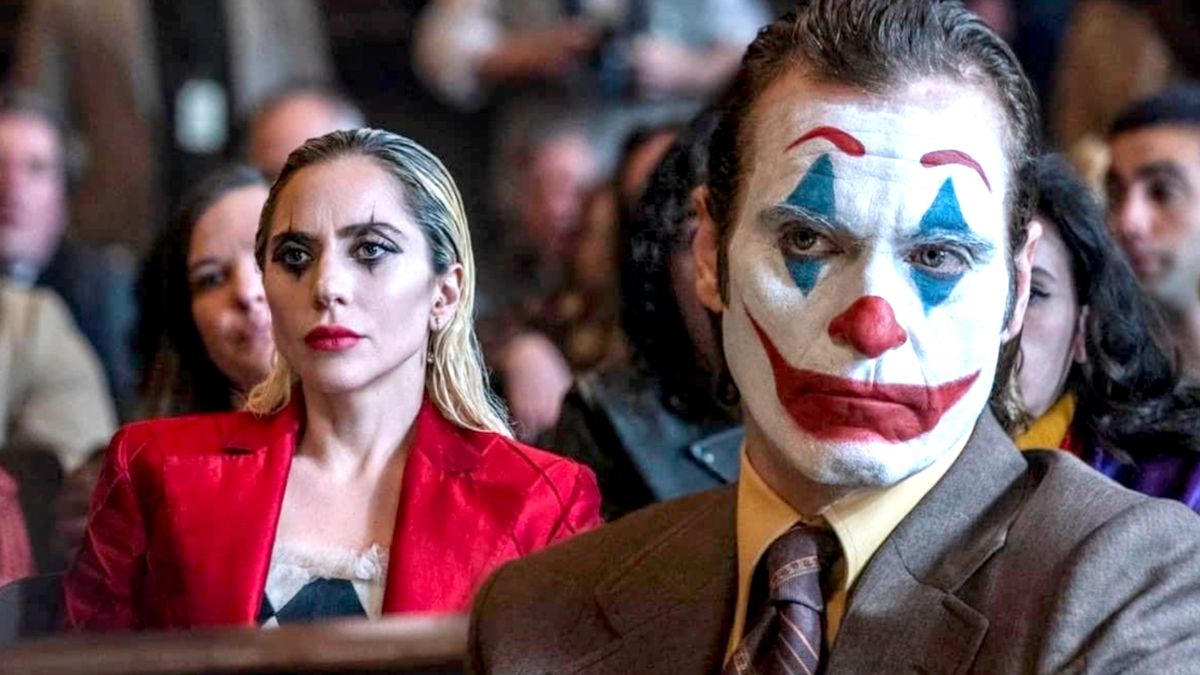 Joaquin Phoenix as Arthur Fleck and Lady Gaga as Harley Quinn in Joker 2