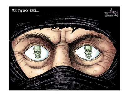 Editorial cartoon world ISIS