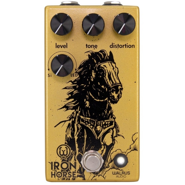 A Walrus Audio Iron Horse distortion pedal