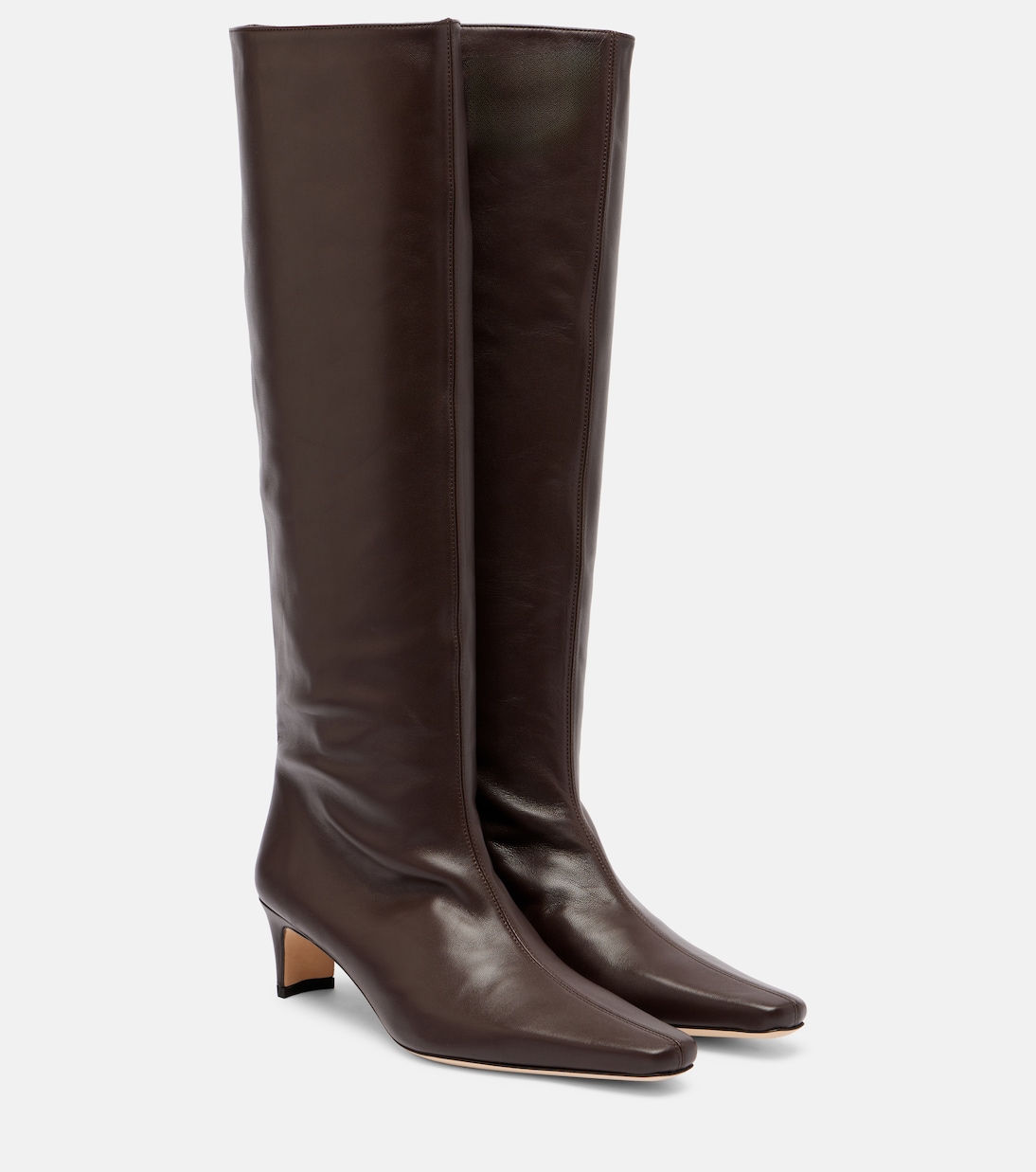 Wally 55 Leather Knee-High Boots
