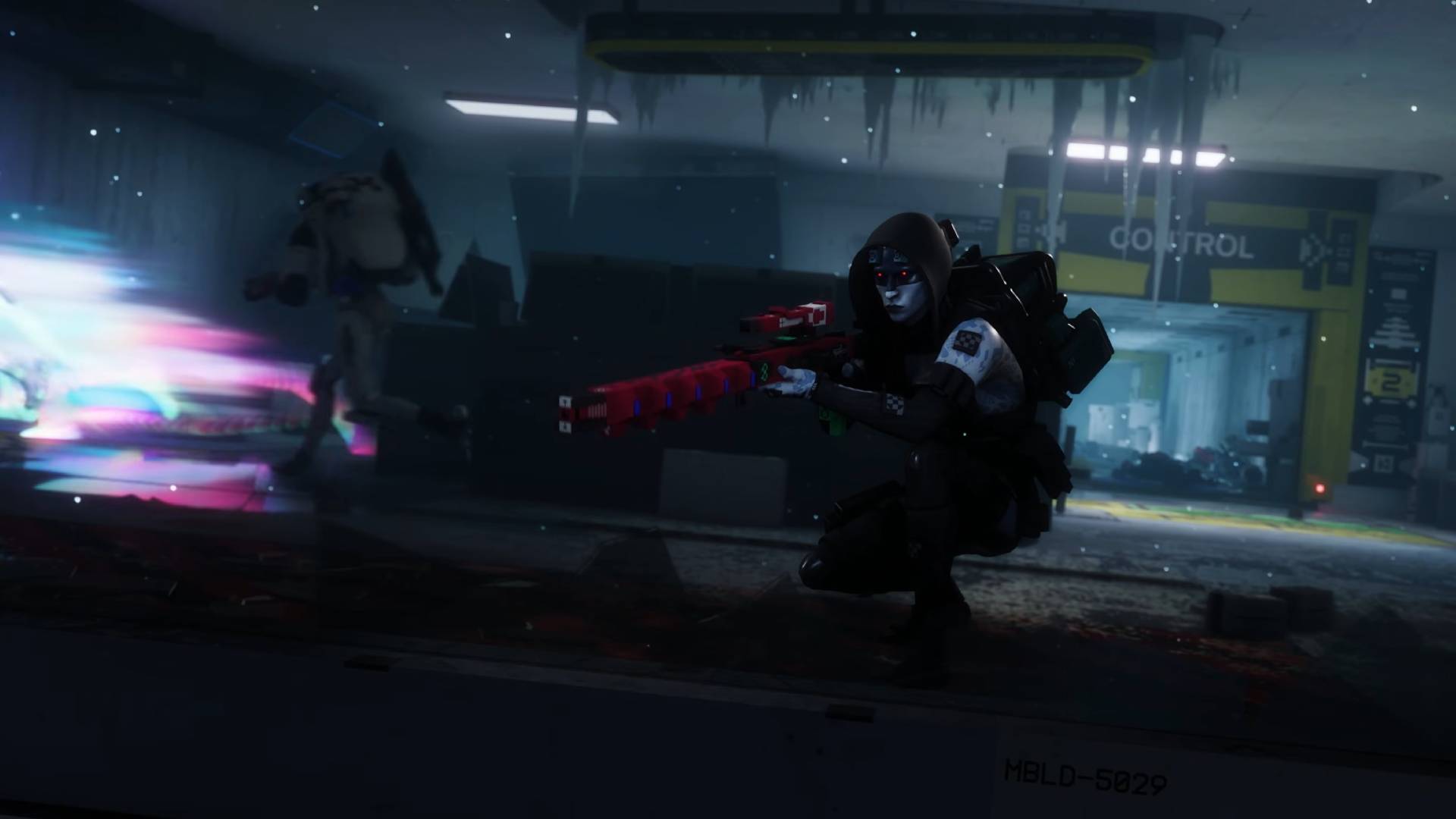 Marathon Cryo Archive assassin runner with sniper rifle