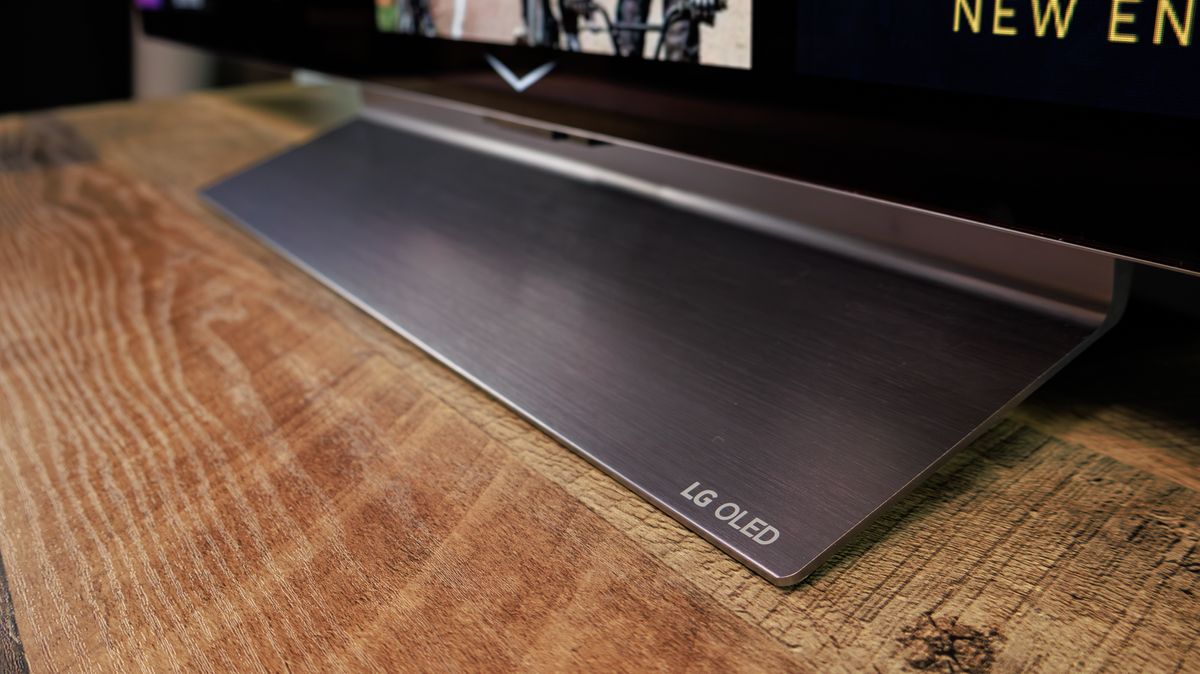 The LG C6 OLED at Future's testing labs in New York.