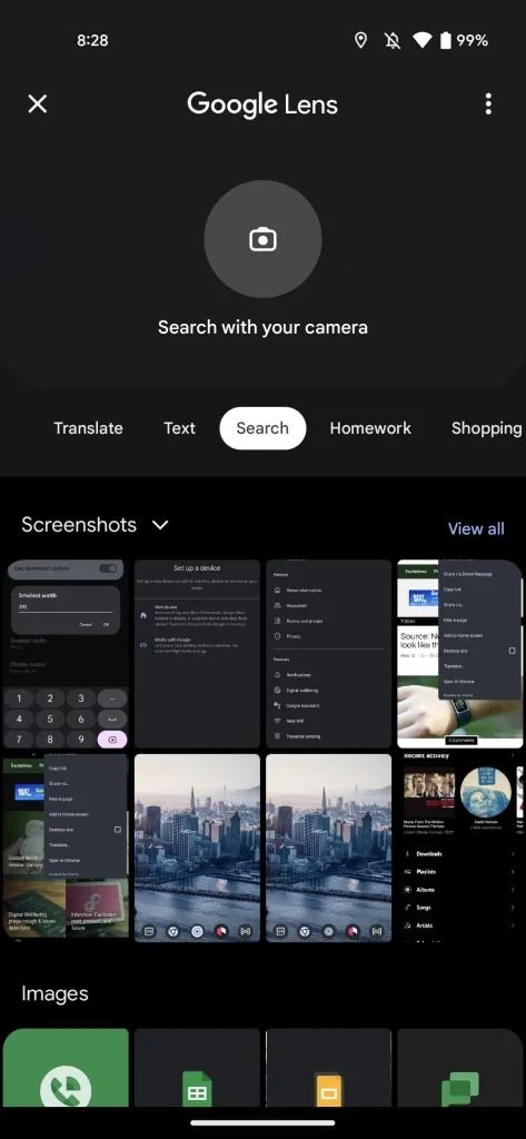 Google Lens New Search update
