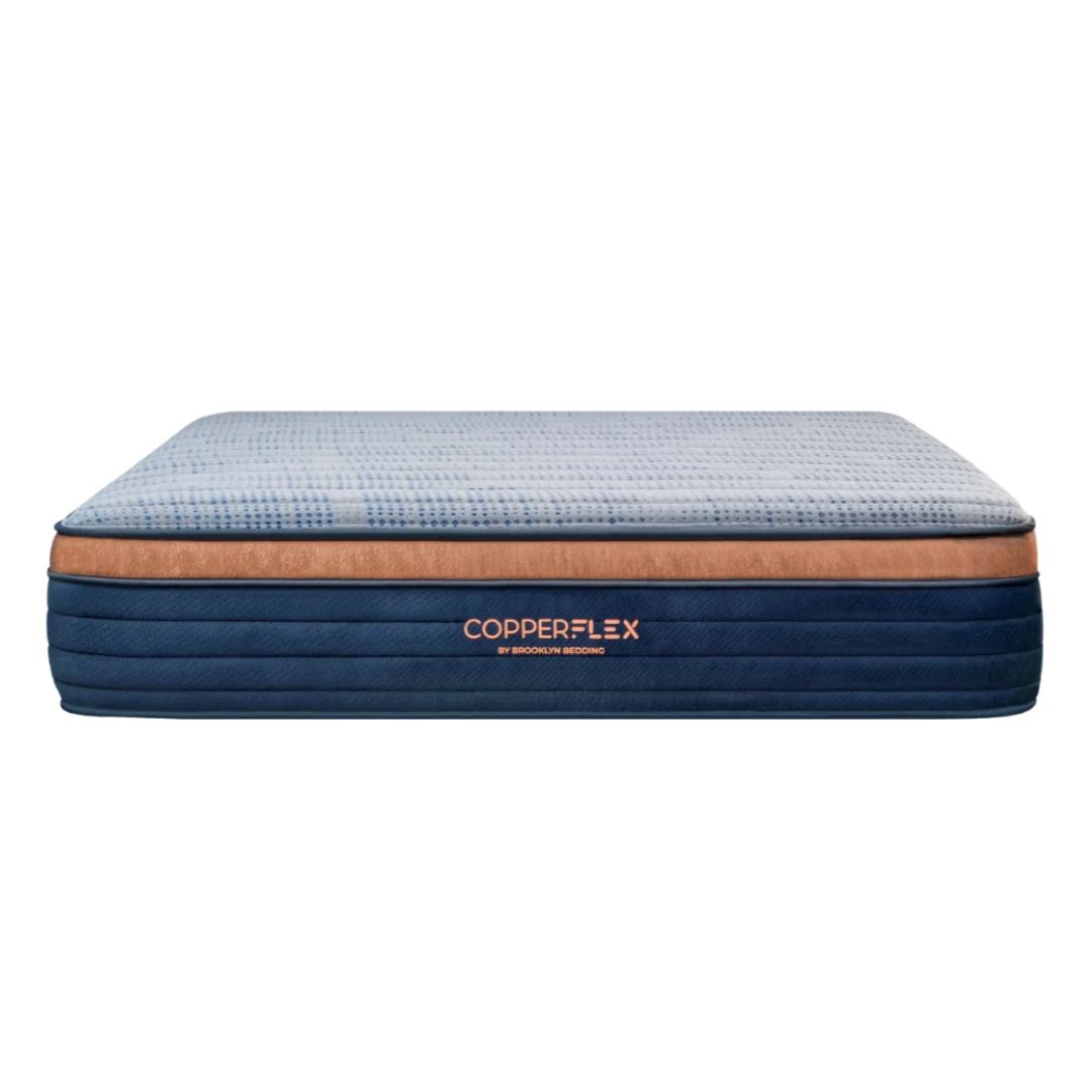 Brooklyn Bedding CopperFlex mattress on white background