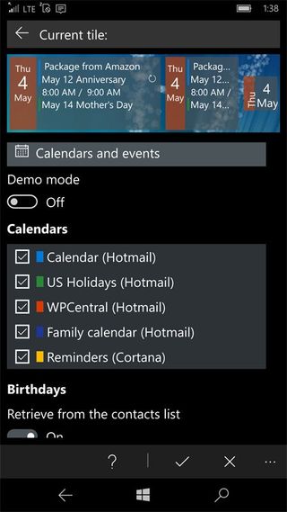 Tiles for Outlook